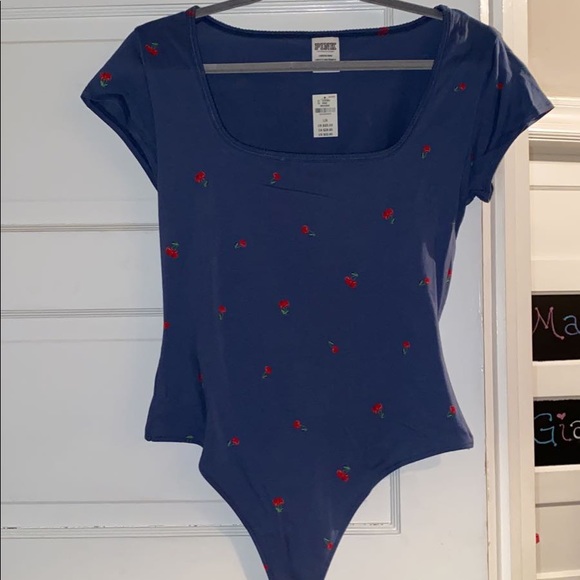VS Pink Lot of 2 Tops (pullover & bodysuit) - Picture 2 of 5